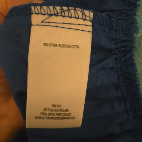 Melonie blue tiered cotton sundress open back Size 16 - Picture 6 of 7